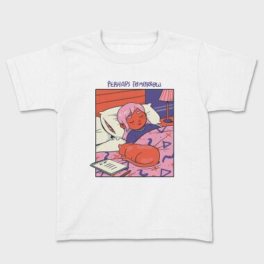 Kids' T-Shirt, Comfy Chill Girl 7