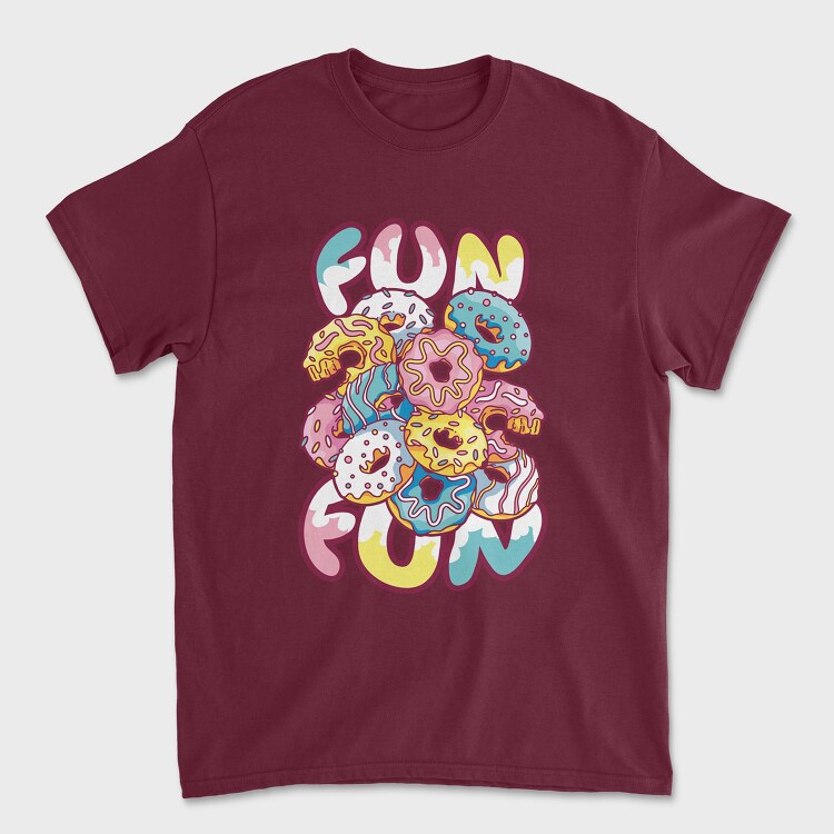 Fun Donuts, Unisex Men's T-Shirt