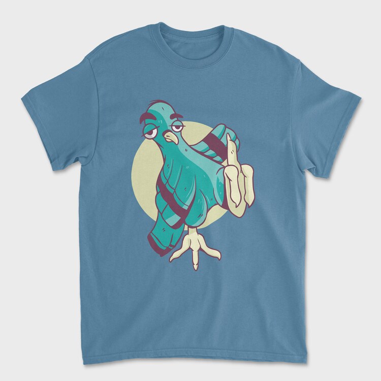 Funny Pigeon, Унисекс Мъжка Тениска