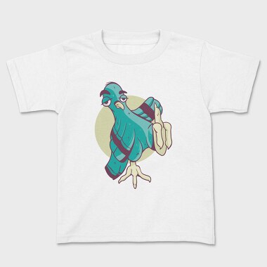 Funny Pigeon, Kids' T-Shirt