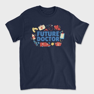 Future Doctor Quote, Unisex Men's T-Shirt