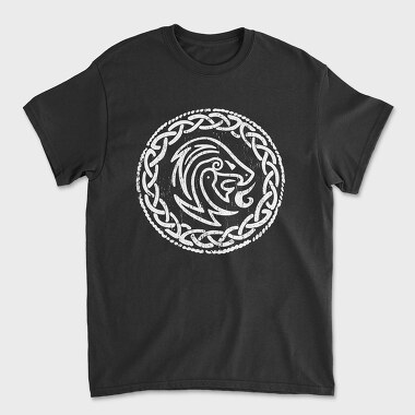 Viking Dragon Monochrome, Unisex Men's T-Shirt