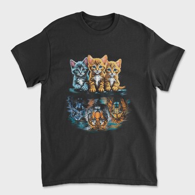 Kittens Strenght Big Cats, Unisex Men's T-Shirt