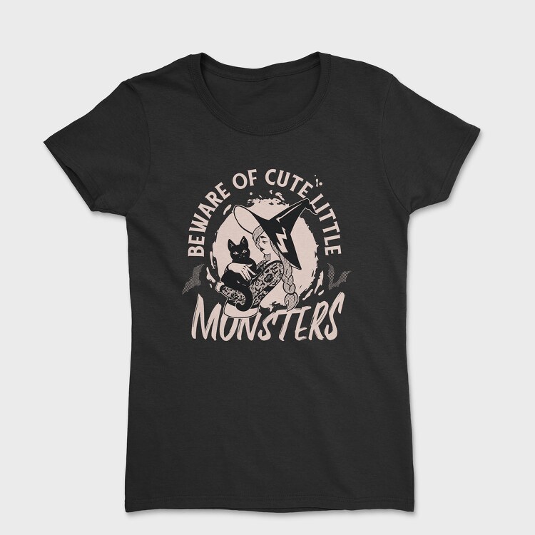 Beware of Cute Little Monsters, Women's T-Shirt