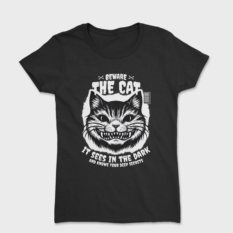 Beware the Cat, Women's T-Shirt