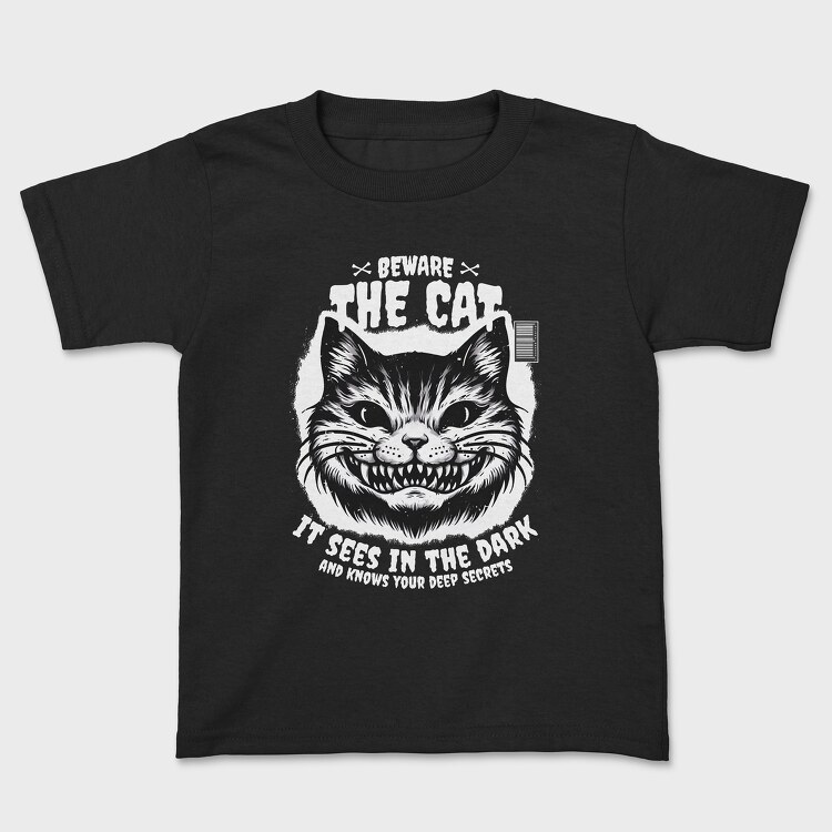 Beware the Cat, Kids' T-Shirt