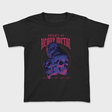Knights of Heavy Metal, Kids' T-Shirt