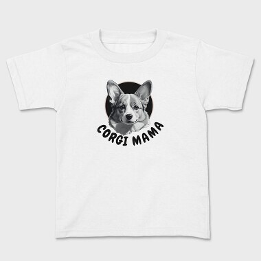 Corgi Mama, Kids' T-Shirt