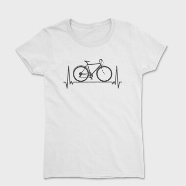 Bicycle Heartbeat, Women's T-Shirt