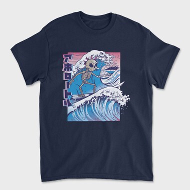 Skeleton Surf, Унисекс Мъжка Тениска
