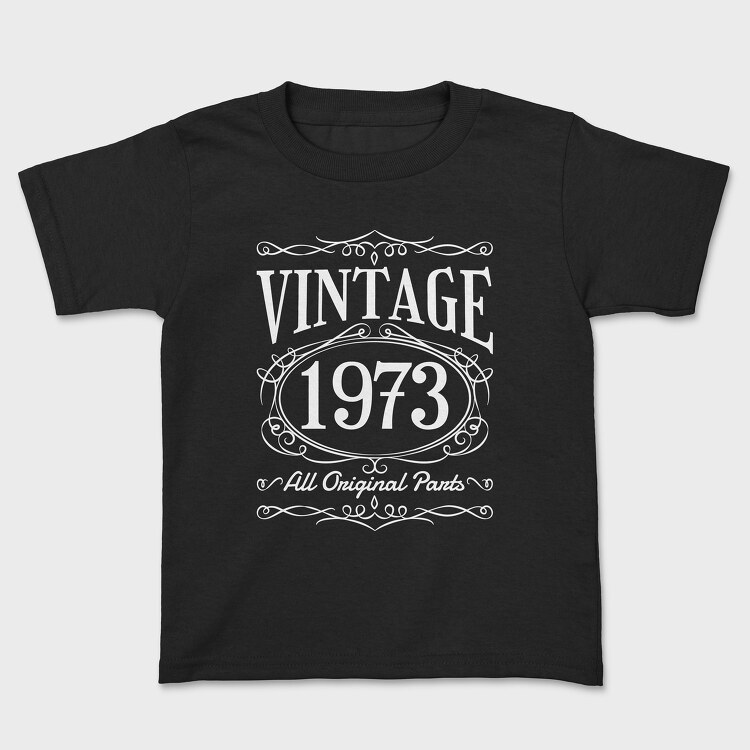Vintage Birthday, Kids' T-Shirt