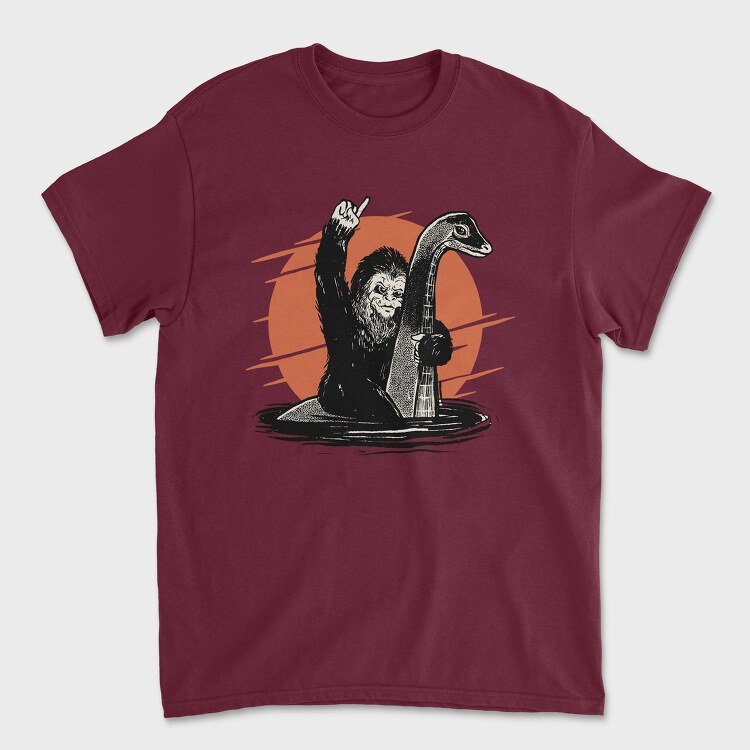 Bigfoot Monster, Unisex Men's T-Shirt