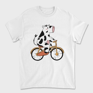 Cow Bike, Unisex Men's T-Shirt