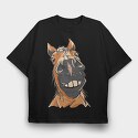 Cow Hand Drawn Style Braunvieh, Kids' T-Shirt