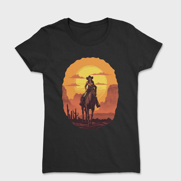 Cowgirl Sunset, Дамска Тениска