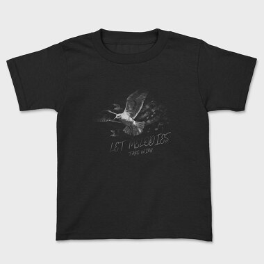Birds Music Monochrome, Детска Тениска