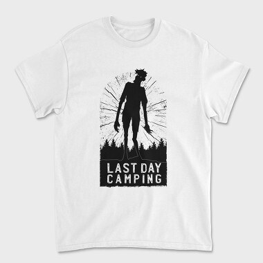 Last Day Camping Zombie, Unisex Men's T-Shirt
