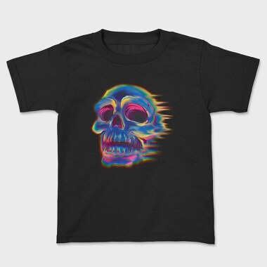 Skull Effect Colorful, Kids' T-Shirt