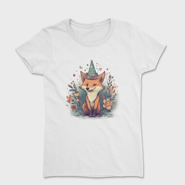 Birthday Fox, Women's T-Shirt