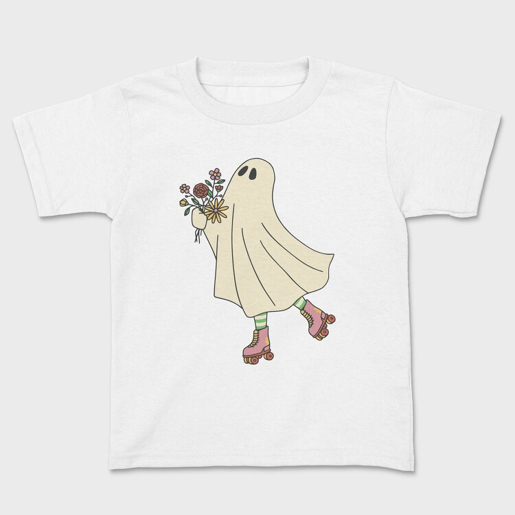 Ghost Roller, Kids' T-Shirt