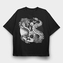 Skull Punk Mohawk, Unisex Men's T-Shirt