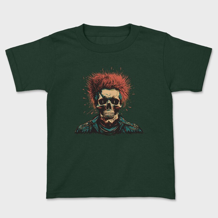 Skull Punk, Kids' T-Shirt