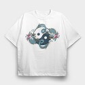 Books Cute Ghost, Women's T-Shirt