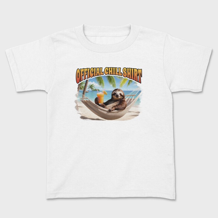 Sloth Chill Shirt, Детска Тениска