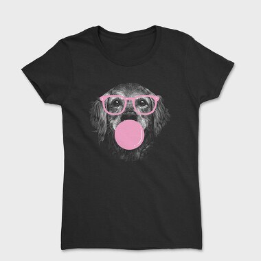 Golden Dog Glasses, Women's T-Shirt