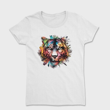 Watercolor Tiger, Women's T-Shirt
