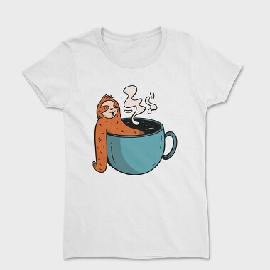 Sloth Coffee Hot Tub, Women's T-Shirt