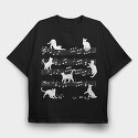 Cute Surfer Cat, Kids' T-Shirt