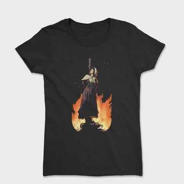 Smoking Witch, Women's T-Shirt