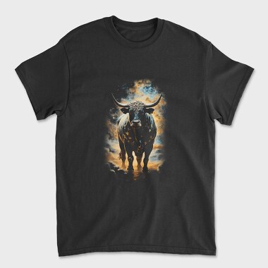 Bull Zodiac Taurus, Unisex Men's T-Shirt