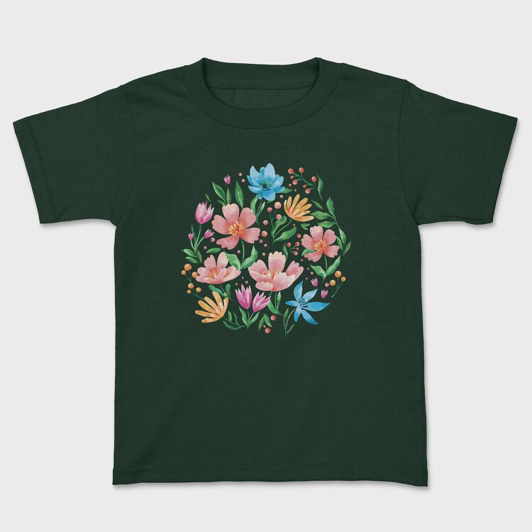 Wild Flowers, Kids' T-Shirt
