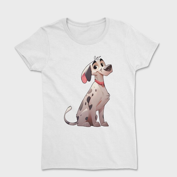 Dalmata Dog Cartoon, Women's T-Shirt