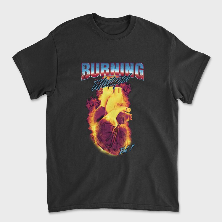 Burning Mixtapes, Унисекс Мъжка Тениска