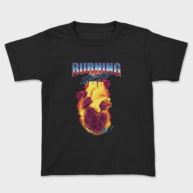 Burning Mixtapes, Kids' T-Shirt