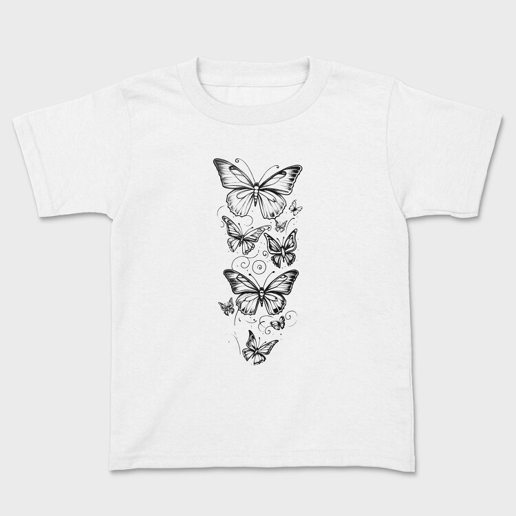 Butterflies Flying, Детска Тениска