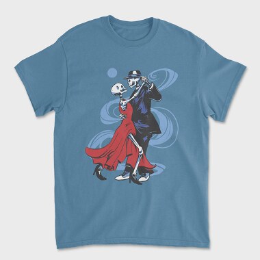 Dancing Skeletons, Unisex Men's T-Shirt
