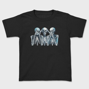 Wiseskeletons, Kids' T-Shirt