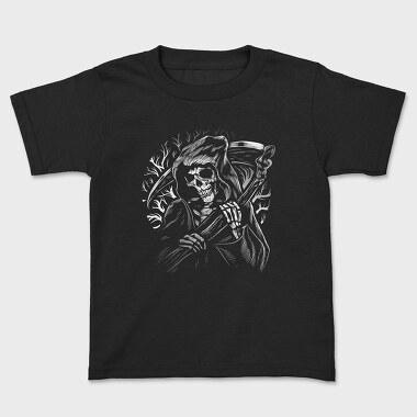 Grim Reaper Scythe, Kids' T-Shirt