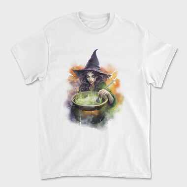 Witch Watercolor, Unisex Men's T-Shirt