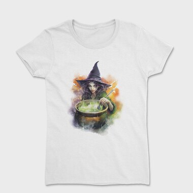 Witch Watercolor, Women's T-Shirt