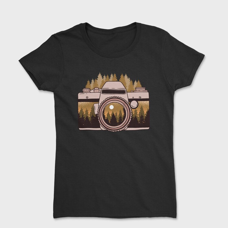 Camera Forest, Women's T-Shirt