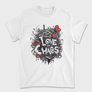 Love Chaos, Unisex Men's T-Shirt