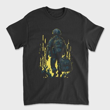 Soldier Backpacks, Unisex Men's T-Shirt