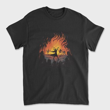 Wizard Fire Wall, Unisex Men's T-Shirt