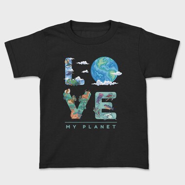 Детска Тениска, Love My Planet
