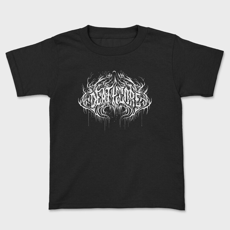 Deathcore Lettering, Детска Тениска